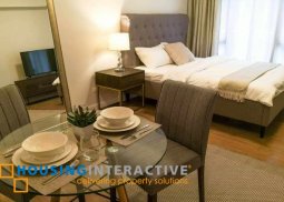 fully furnished studio for rent - verve residences