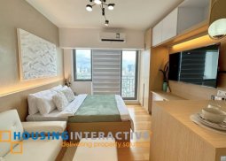 1br fully furnished unit for lease in acqua private residences, mandaluyong