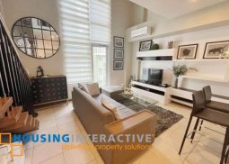 for rent 1br loft unit - two serendra