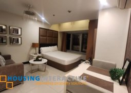 fully-furnished studio condo unit in one central, makati city for sale/rent