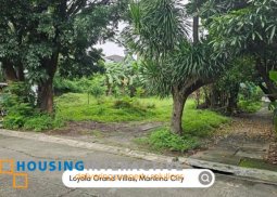 residential vacant lot for sale in loyola grand villas, marikina city
