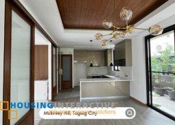 3 storey house and lot for sale in mckinley hill village, taguig