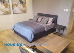 minimalist studio unit fully furnished with great view