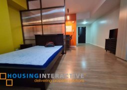 fully-furnished studio condo unit in one maridien, taguig city for sale