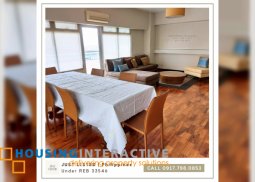 a fully furnished 3br unit with balcony for lease in one serendra