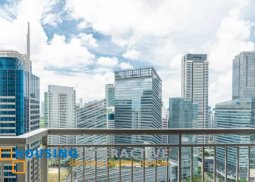 elegantly furnished 1br unit with balcony for lease in verve residences