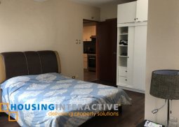 fully furnished balcony facing unit