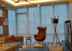 a fully furnished 2br unit for lease in proscenium at rockwell