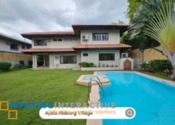 4 br house & lot for lease in ayala alabang village, muntinlupa