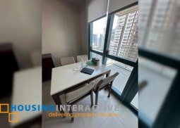 a fully furnished 2br unit with balcony for sale in one uptown residences