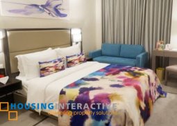 studio unit for sale in savoy hotel, pasay