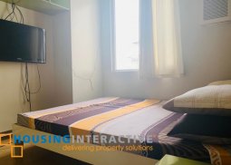a fully furnished 1br unit for sale in ridgewoods tower