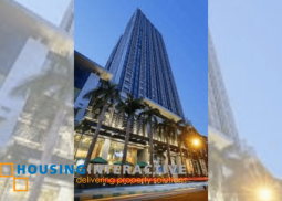 a fully furnished 1br unit for sale/lease in the sapphire bloc