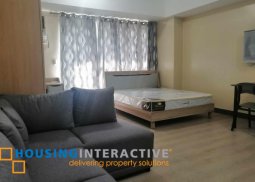 fully furnished studio unit for lease in the venice luxury residences