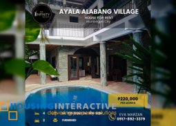 house for lease in ayala alabang village