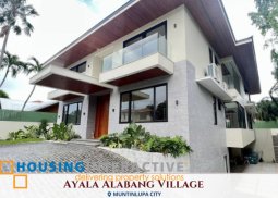 for sale: exceptional 6-bedroom  brand new home in ayala alabang village