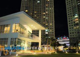 semi-furnished 3br unit with balcony for lease in two serendra, red oak