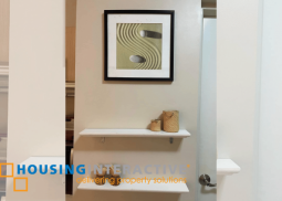 fully furnished 1br unit for lease in the columns legazpi