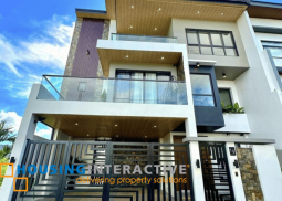 3-storey brand new fully furnished house for sale in greenwoods executive village