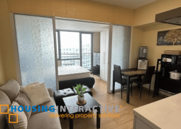 fully furnished 1br unit with balcony for lease in acqua private residences