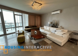 fully furnished 3br unit - proscenium at rockwell