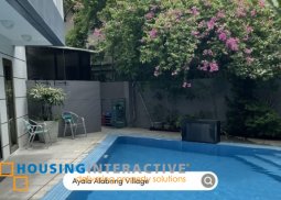 5br house & lot for rent/sale in ayala alabang village, muntinlupa