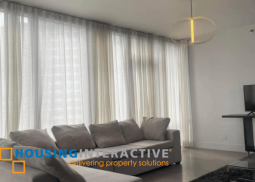 fully furnished unit with balcony for lease in proscenium at rockwell