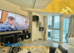 fully furnished 1br unit with balcony for sale in uptown upsuites