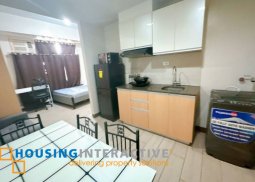 fully furnished studio unit for lease at san antonio residences