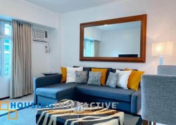 1br with balcony for rent in two serendra, taguig