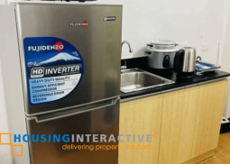 fully furnished studio unit for lease at symfoni kamias