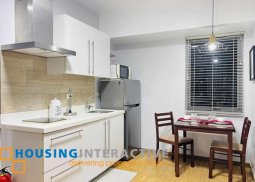 fully furnished 1br unit with balcony for lease at acqua private residences