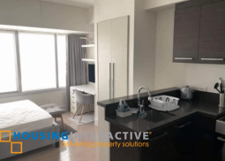 fully furnished studio unit for rent at proscenium at rockwell