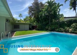4br bungalow house for rent in urdaneta village, makati