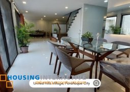 4br house for rent in united hills village, paranaque