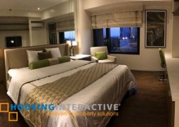 fully furnished 1br unit with parking for rent at arya residences