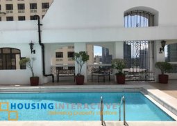 fully furnished studio unit for rent at perla mansion