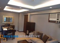 fully furnished 1br unit with balcony for sale at two serendra