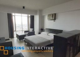 fully furnished studio unit for sale at two serendra