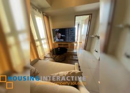 fully furnished 1br unit with balcony for lease at time square west