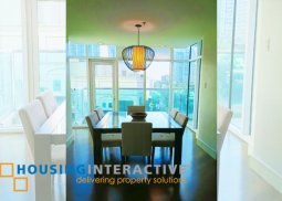 semi furnished 3br condo unit for rent at the edades tower makati