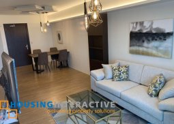 fully furnished 1br unit with parking for lease at kroma tower