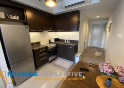 fully furnished studio unit for lease/sale at proscenium at rockwell