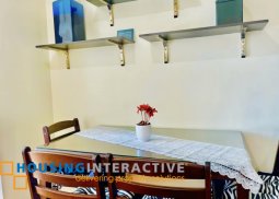 fully furnished large studio unit for lease at linear makati