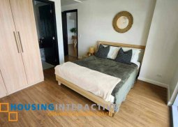 fully furnished 1br unit with balcony for lease at park triangle residences