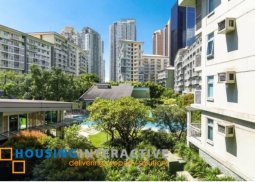 fully furnished 2br unit with parking for lease at two serendra