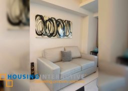 fully furnished 1br unit with balcony for rent at arya residences