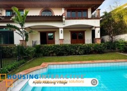 5br house & lot for rent in ayala alabang, muntinlupa