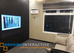 fullu furnished 1br unit for sale at trion towers