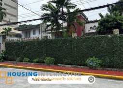 lot for sale in paco, manila